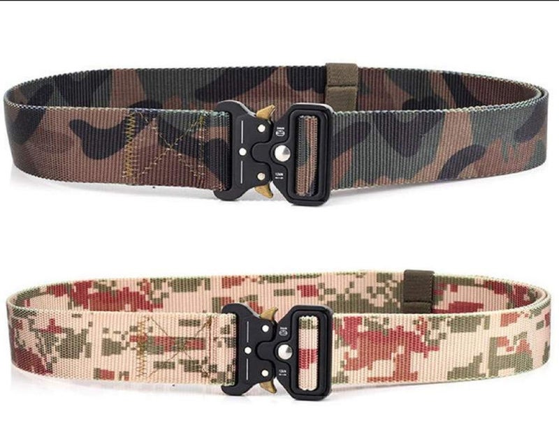 Contacts Men's Synthetic Quick Release Buckle Nylon Belt (Free Size)… - Image 2