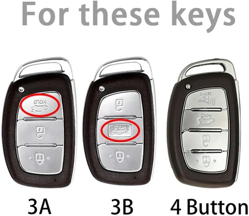TPU 3 and 4 key car keybag, suitable for Hyundai ix35 i40 i20 i10 Tucson Elantra Creta Sonata Ioniq Accent Creta - Image 5