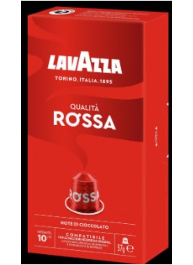 Lavazza - Espresso Qualita Rossa (10/13) 10 Caps 57gm - Image 1