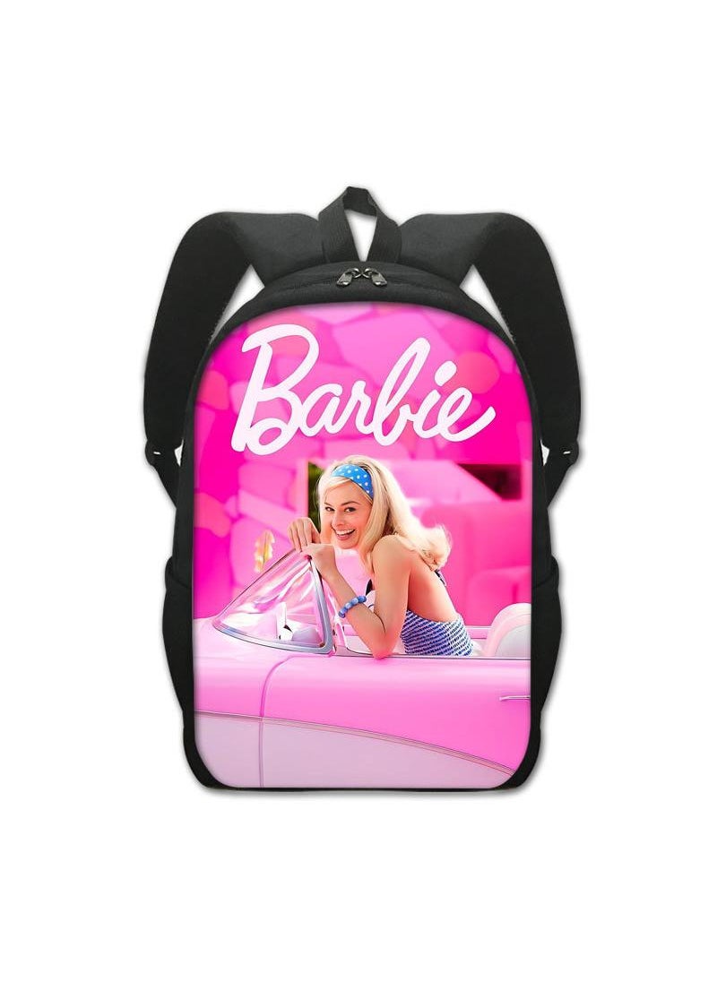 General - Barbie Backpack For Students School Bag Black - Image 1
