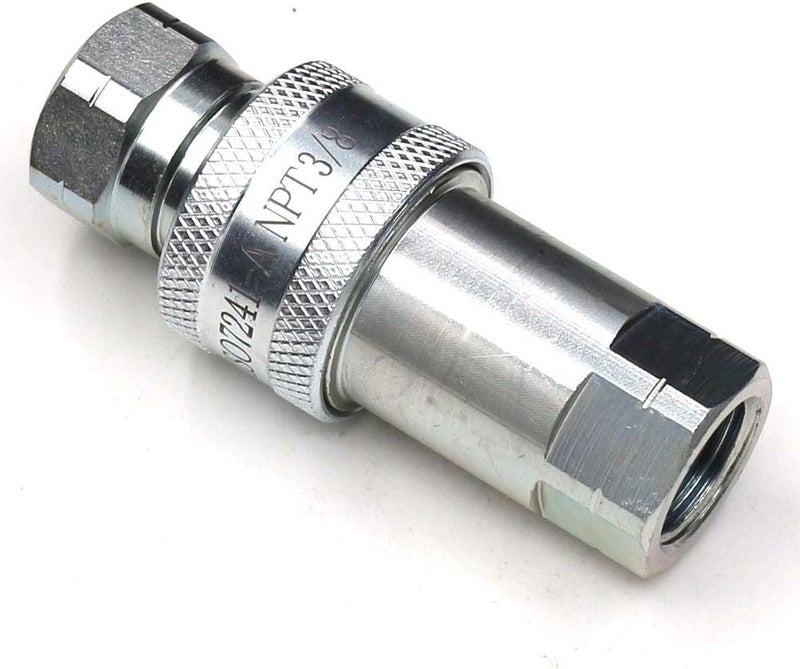 CEKER Hydraulic Quick Disconnect Coupler 3/8" NPT, ISO 7241-A Tractor Couplers Hydraulic Coupling - Image 2