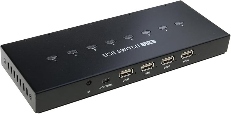 USB 2.0 Manual Switcher Hub 8 in 4 Out USB Selector for Printer Sharing KVM Adapter - Image 4