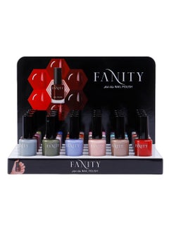 FANITY 24-Piece Nail Polish Set Multicolour  - Image 4