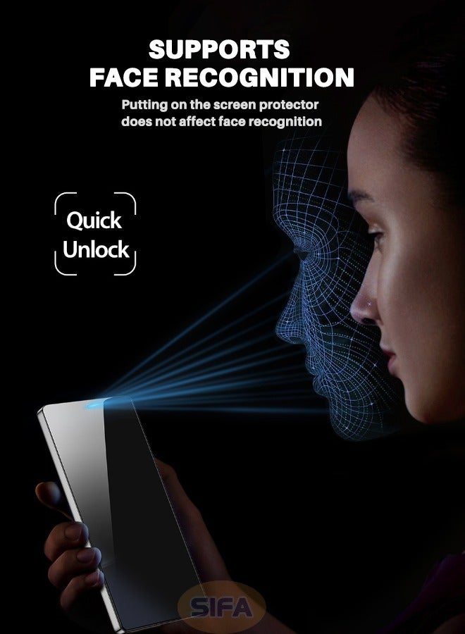 Glass 2 Pack Samsung Galaxy S25 Ultra Privacy Screen Protector, [30° Anti-Spy][Fingerprint Unlocking][9H Hardness][Bubble Free][Anti Scratch] Full Coverage Tempered Screen Protector for Samsung S25 Ultra 6.9 inch (Boxed, 2PCS) - Image 5