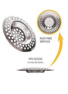 Excefore Stainless Steel Kitchen Sink Filter Plugs, 2 Sets Standard Filter Leakproof Plugs for Bathrooms, Kitchens, Showers (3 Inches, 7.5 cm)  - Image 3