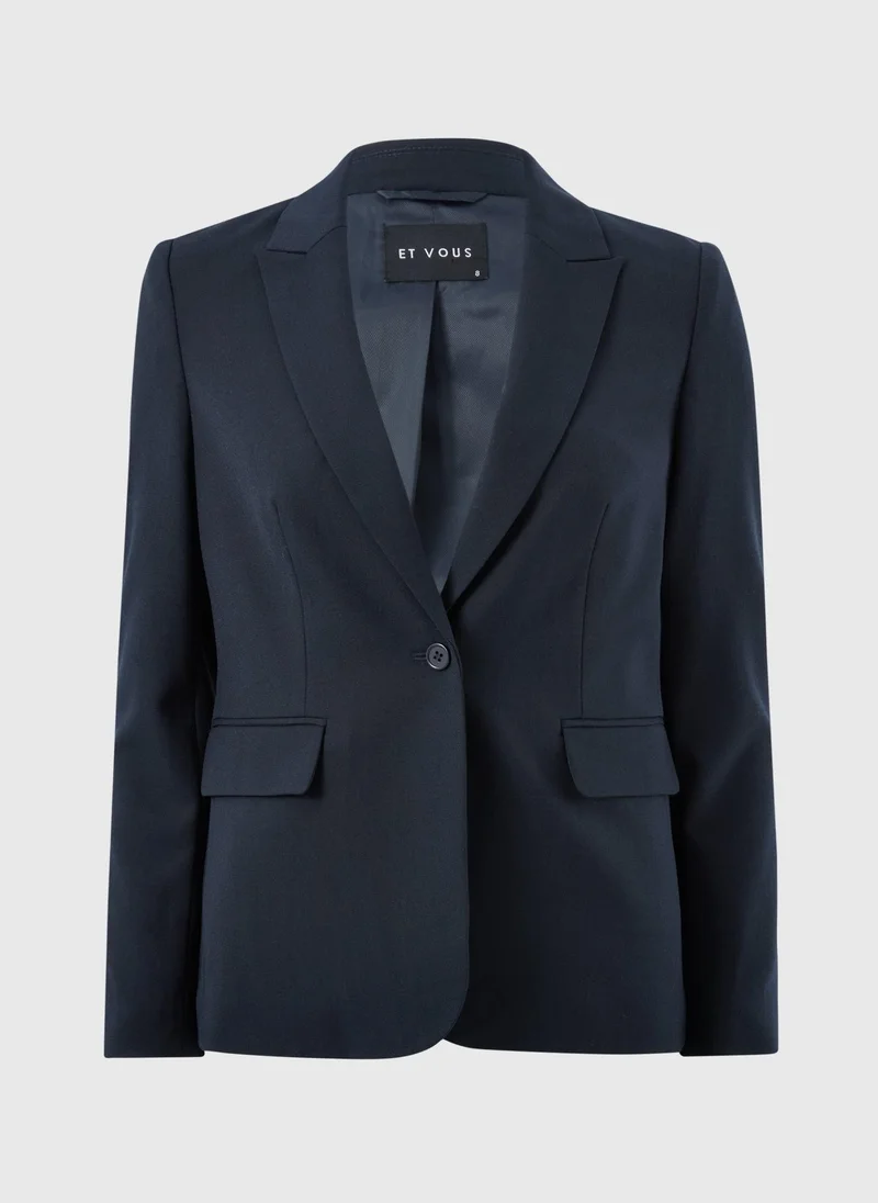 ماتلان Et Vous Navy PVL Co Ord Blazer