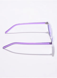 Haute Sauce Purple Lens Purple Cateye Sunglasses  - Image 5