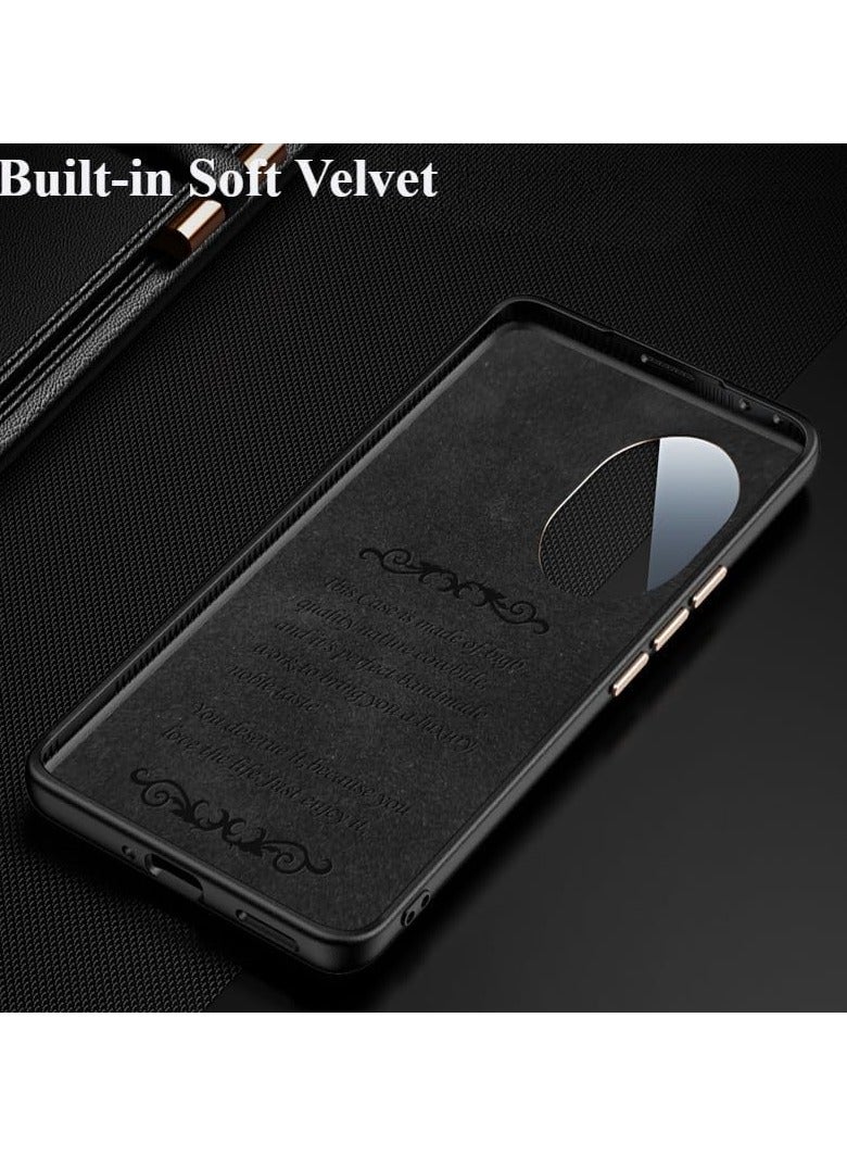 general Leather Case for Honor 200 Pro 5G (2024),Frosted Anti-fingerprint Phone Protective Cover with Lens Protection,Anti-fall Protective Back Cover - Image 2