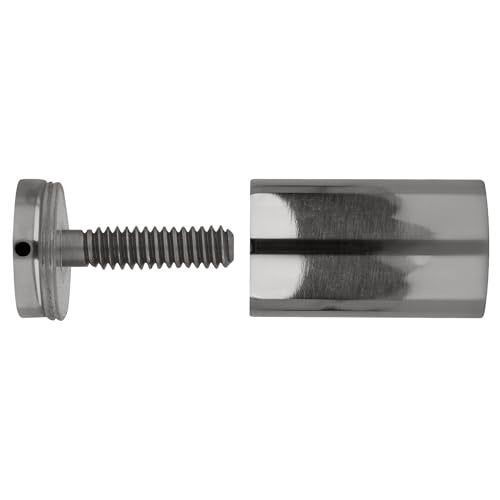 CRL C.R. LAURENCE SDK212CH CRL Chrome Cylinder Style Single-Sided Shower Door Knob - Image 2