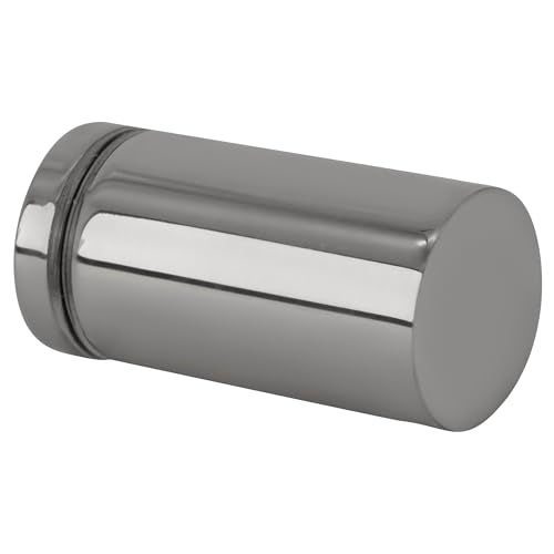 CRL C.R. LAURENCE SDK212CH CRL Chrome Cylinder Style Single-Sided Shower Door Knob - Image 1