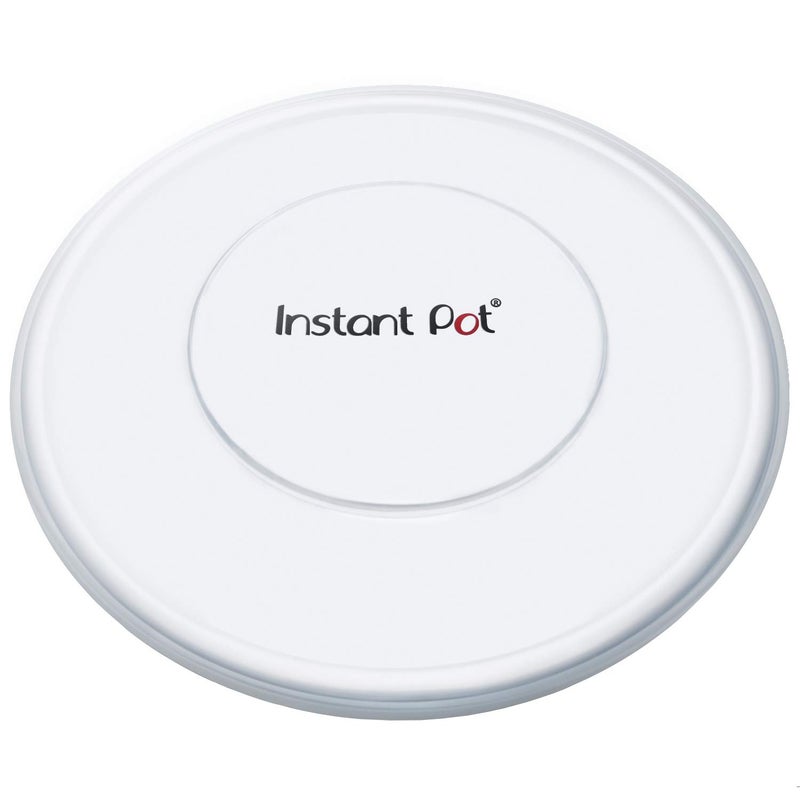 Instant Pot Silicone Lid, 9.8-In, 5-Qt & 6-Qt Pot Lid, From the Makers of Instant Pot, Reusable Silicone Lid for Bowl and Food Cover, Microwave Cover for Food, Transparent White - Image 2