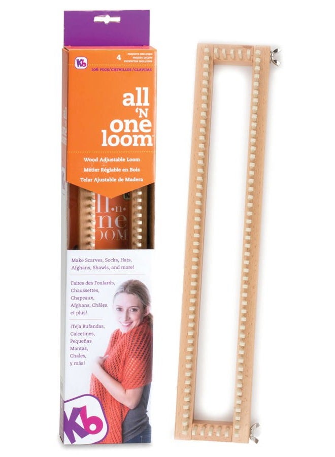 Authentic Knitting Board جهاز النسيج الشامل، 18 بوصة - Image 1