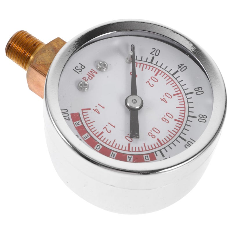 Bottom Connection Oil Pressure Gauge with Easy Read Dial Psi Radial Measurement - Image 2