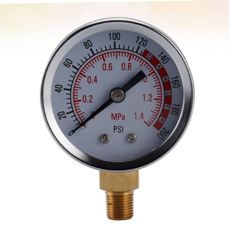 Bottom Connection Oil Pressure Gauge with Easy Read Dial Psi Radial Measurement - Image 5