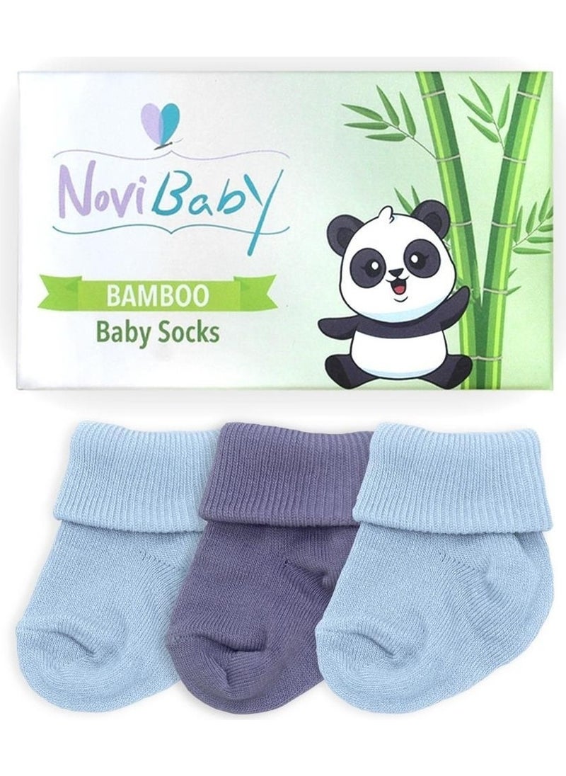 3-Piece Bamboo Newborn Baby Socks Blue Stone - pzsku/Z343C5C4C778F303D4F7BZ/45/_/1725789761/6c10546d-3d50-48b3-b126-a741dc6675d9