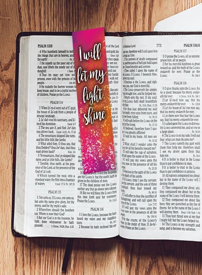Logos Trading Post Children and Youth Bookmark, I Will Let My Light Shine, Matthew 5:16, Pack of 25, Handouts for Classroom, Sunday School, and Bible Study - Image 4