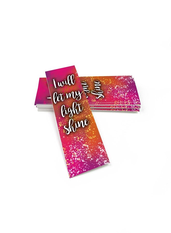 Logos Trading Post Children and Youth Bookmark, I Will Let My Light Shine, Matthew 5:16, Pack of 25, Handouts for Classroom, Sunday School, and Bible Study - Image 1