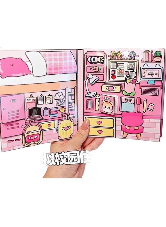 Letrel Lezhe Xueba Xuexia Quiet Book Children'S Toy For Girls 7-12 Years Old, Non-Magnetic Sticker Squeeze Toy, Deluxe Birthday Gift - Image 3