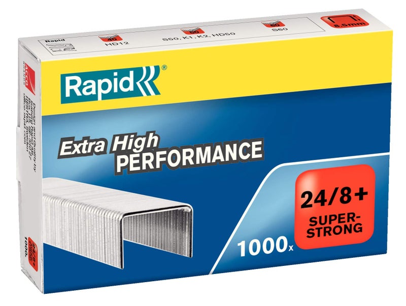 Rapid Staples, Pack of 1000 24/8 mm - Image 4