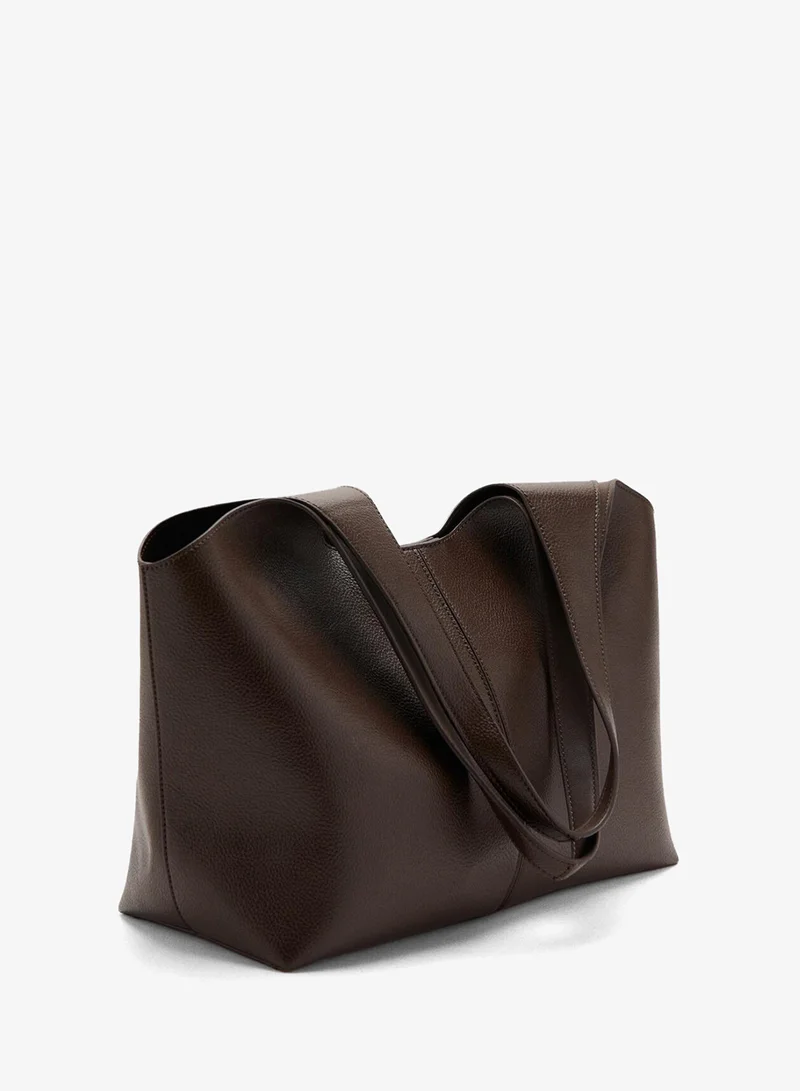 MANGO Large shopper bag