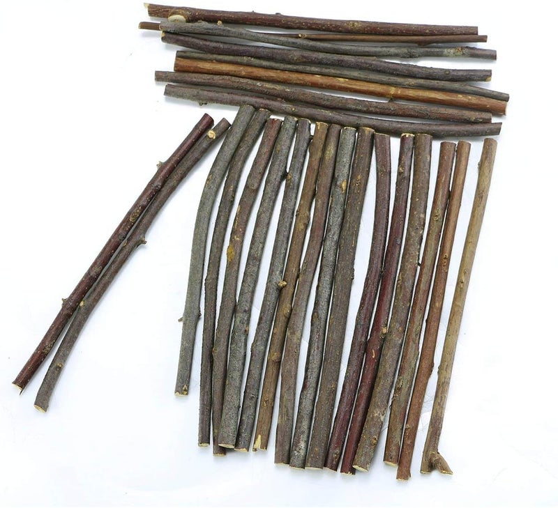 TKOnline 100Pcs 10cm 0.1-0.2 Inch in Diameter Wood Log Sticks for DIY Crafts Photo Props Craft Sticks, Wood Crafts, Sticks inch - Image 5