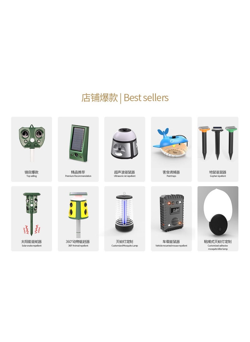 Nariele Mosquito Killer Lamp Insect Repellent Mute Electric Insect Trap Rechargeable Outdoor and Indoor Use Mosquito Killer Repellent - Image 2