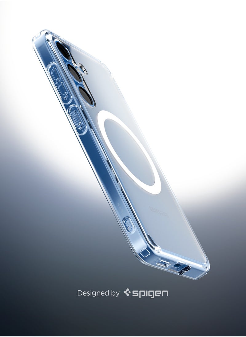 Spigen Ultra Hybrid MagFit for Samsung Galaxy S25 Case Cover with MagSafe (2025) - Clear White  - Image 3