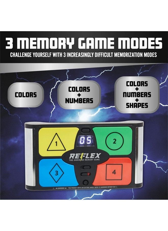 Paladone - Lightning Reaction Reflex Shocking Memory Game Electronic Memory Game For Kids And Adults With 3 Game Modes, 5 Levels, And Shock On/Off Switch - Image 1