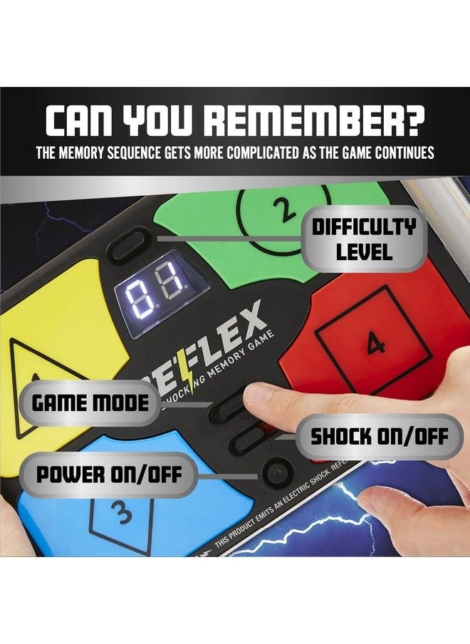 Paladone - Lightning Reaction Reflex Shocking Memory Game Electronic Memory Game For Kids And Adults With 3 Game Modes, 5 Levels, And Shock On/Off Switch - Image 1