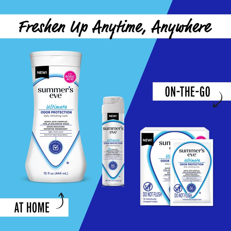 Summer's Eve Ultimate Odor Control Daily Feminine Spray with Talc-Free, Odor-Reducing and Moisture-Absorbing Formula, 2 Oz - Image 5