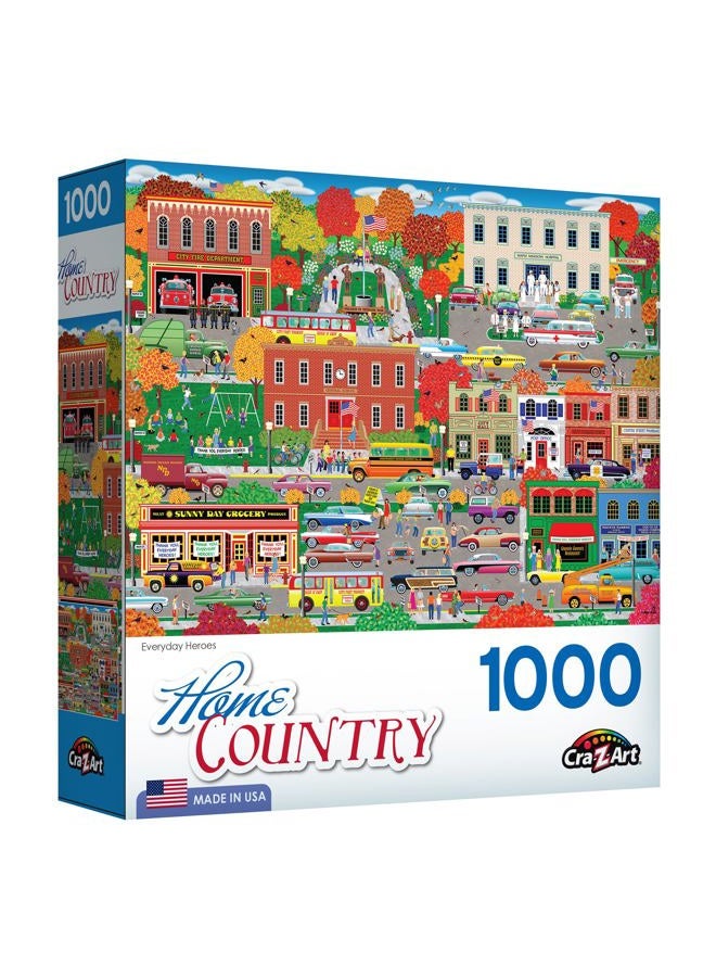 Rose Art Home Country Jigsaw Puzzle 1000pc Everyday Heroes - Image 2