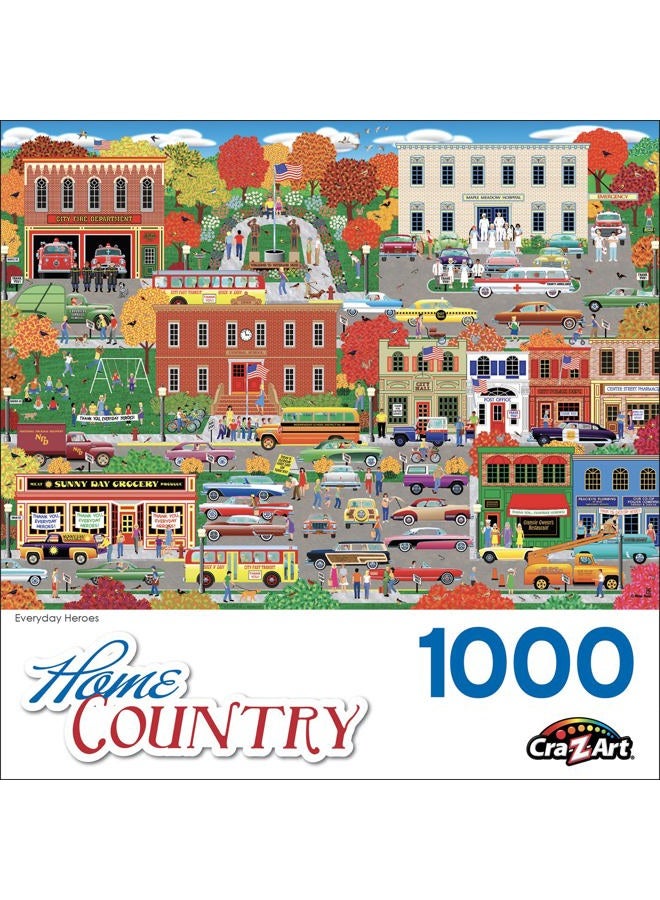 Rose Art Home Country Jigsaw Puzzle 1000pc Everyday Heroes - Image 4