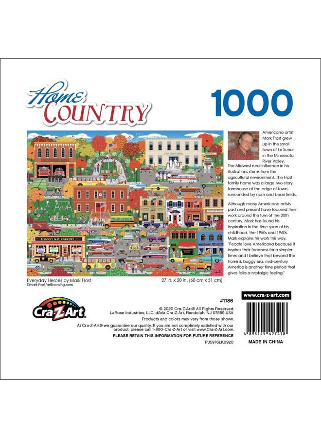 Rose Art Home Country Jigsaw Puzzle 1000pc Everyday Heroes - Image 5