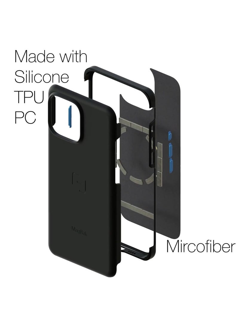MagBak - Classic Case for iPhone 16 Pro with 3D screen Protector | Magstick to Mount Anywhere - Image 1