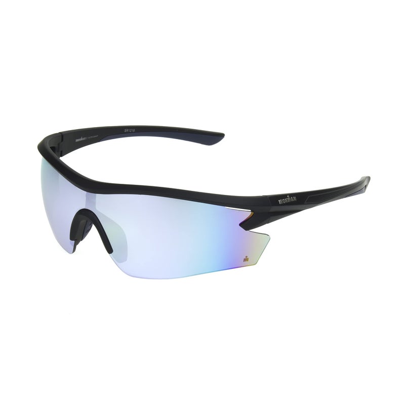 Ironman 2003 Wrap-Around Sport Sunglasses for Men, Metallic Grey, 140mm - Image 1