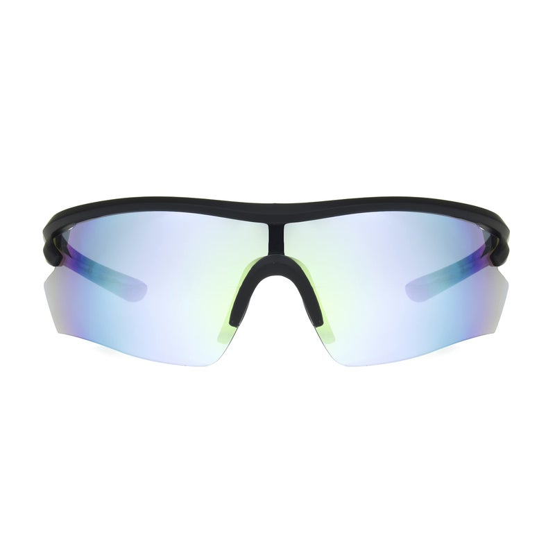 Ironman 2003 Wrap-Around Sport Sunglasses for Men, Metallic Grey, 140mm - Image 3