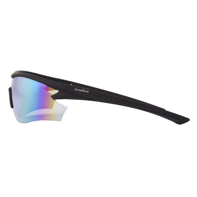 Ironman 2003 Wrap-Around Sport Sunglasses for Men, Metallic Grey, 140mm - Image 5