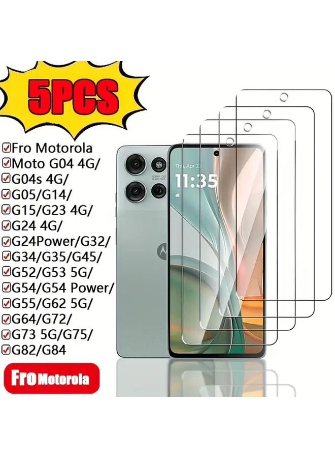 واقي شاشة من الزجاج المقسّى عالي الصلابة لهاتف Moto G52 G82 - Image 1