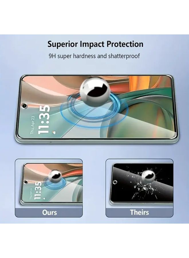واقي شاشة من الزجاج المقسّى عالي الصلابة لهاتف Moto G52 G82 - Image 2