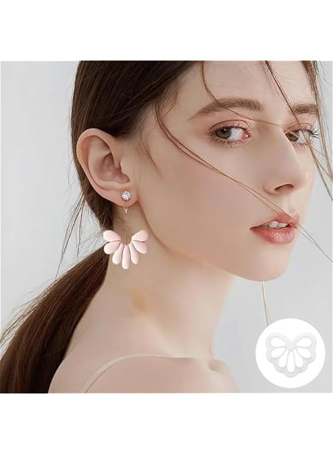 Set of 3 Flower-Shaped Polymer Clay Cutters for Vintage Floral Earrings Making  - Image 4