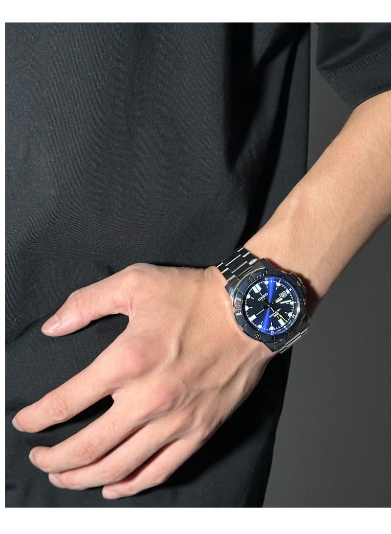 كاسيو ساعة CASIO من نوع "جيان فو شوي قي" بحزام فولاذي للأعمال، ونظام تشغيل كوارتز، ساعة CASIO - Image 5