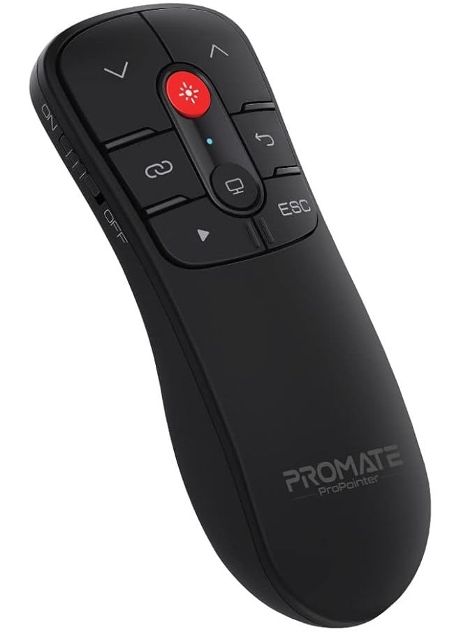 PROMATE - Wireless Presenter Compact 2 In 1 Type C And Usb Ppt Presenter Laptop Clicker With 50M Range Laser Pointer 2.4Ghz Rf Transmission 10M Range And Functional Buttons For Macbook Pro Propointer - Image 1