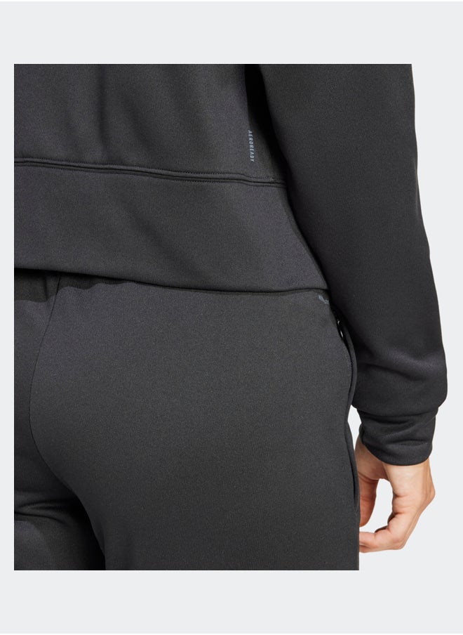 Adidas - Aeroready Game And Go Full-Zip Hooded Fleece Jacket - Image 1