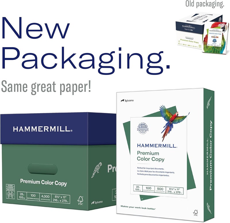 Hammermill Printer Paper, Premium Color 28 lb Copy Paper, 12 x 18-100 Bright, Made in the USA, 106125C - 4 Ream (2,000 Sheets) - Image 5