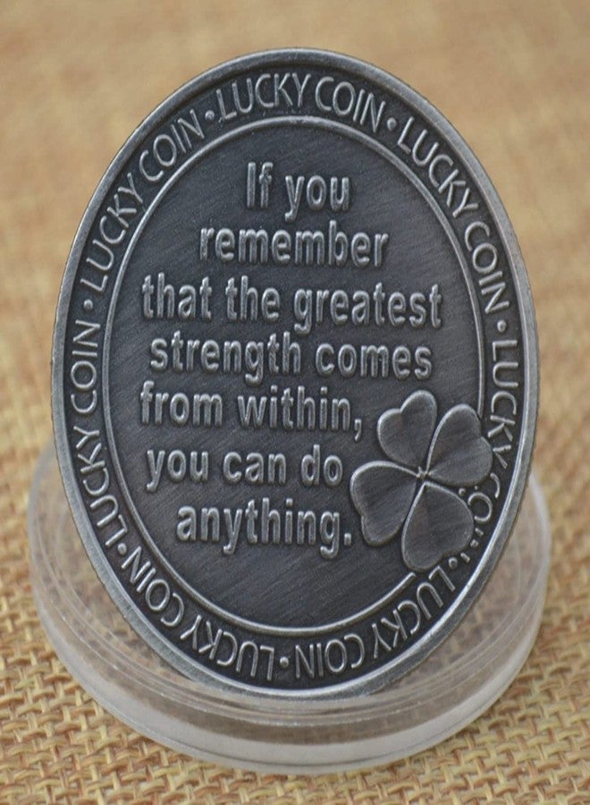 HARPIMER Lucky Coin Good Luck Sentimental Good Luck Coins Engraved Message Keepsake Gift Set Charm - Image 4