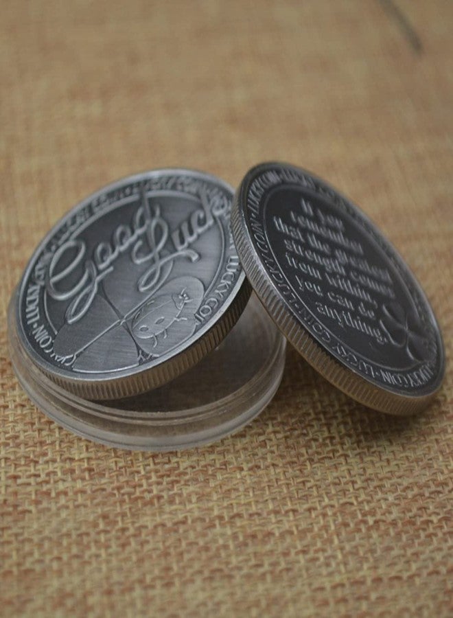 HARPIMER Lucky Coin Good Luck Sentimental Good Luck Coins Engraved Message Keepsake Gift Set Charm - Image 3