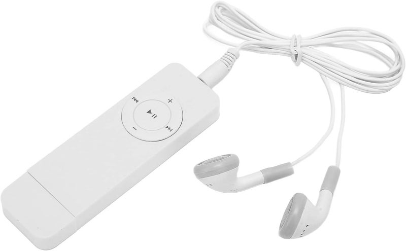 White MP3 Player Mini Portable Music Player Lossless Sound Support Up To 64GB For Students Running Travel - Image 1