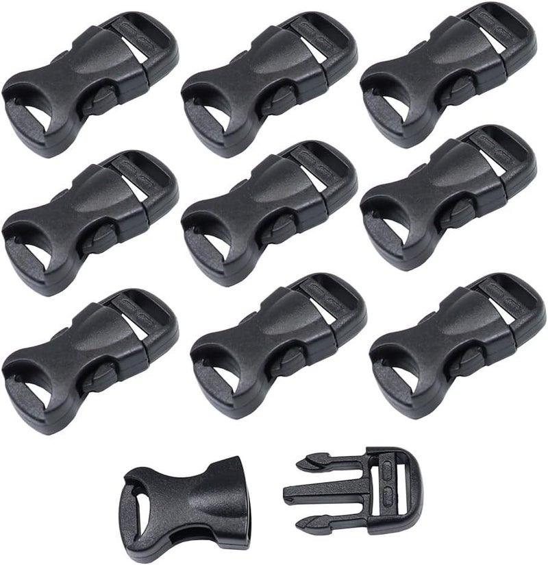 Baitoo Quick Side Release Buckle, Heavy Duty Plastic Snap Buckle Clip Clasp Fasteners for Backpack Strap - Image 1