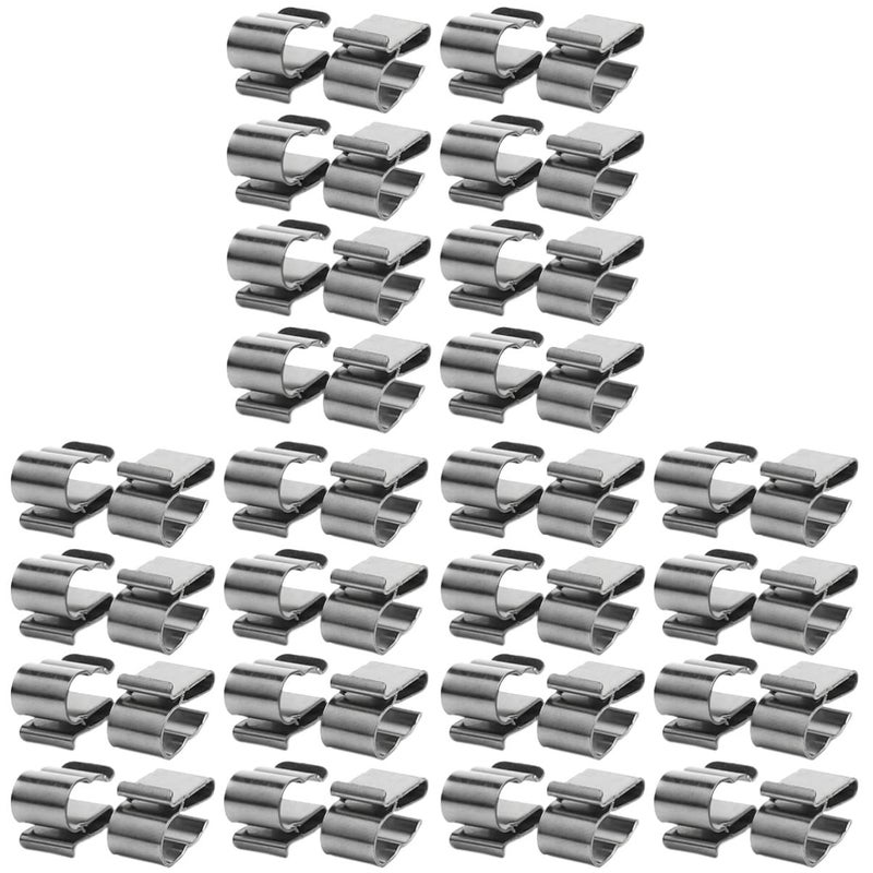 Tehaux 150 Pcs Solar Panel Cable Clips Wire Clamps For Photovoltaic Installation - Image 2