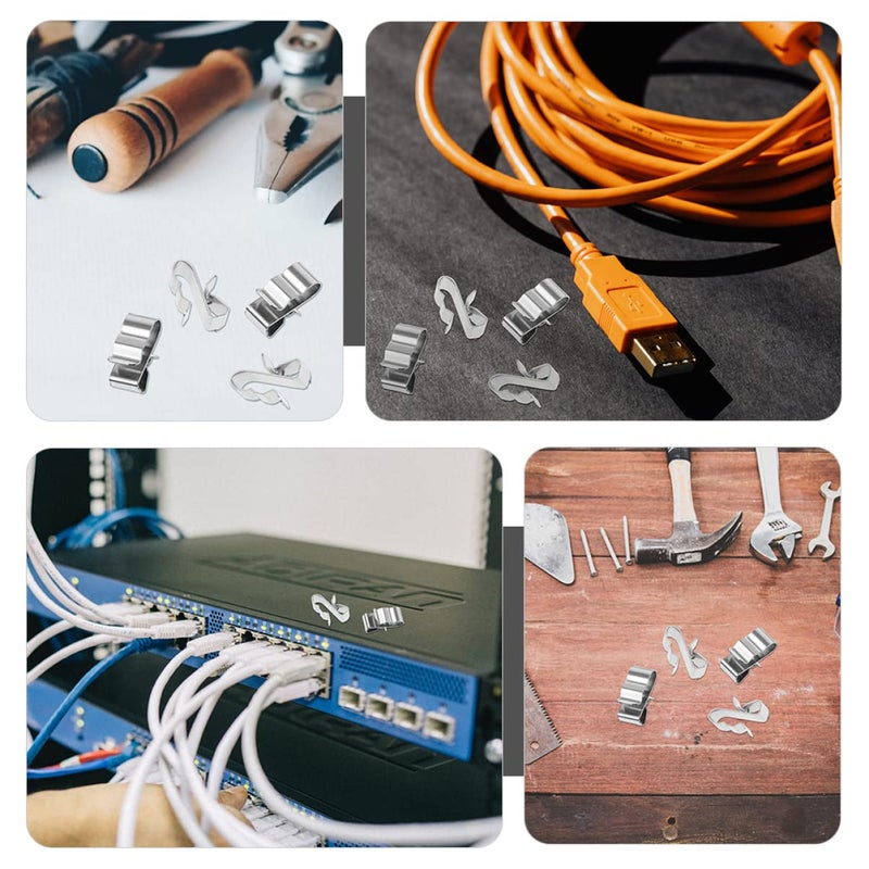 Tehaux 150 Pcs Solar Panel Cable Clips Wire Clamps For Photovoltaic Installation - Image 3